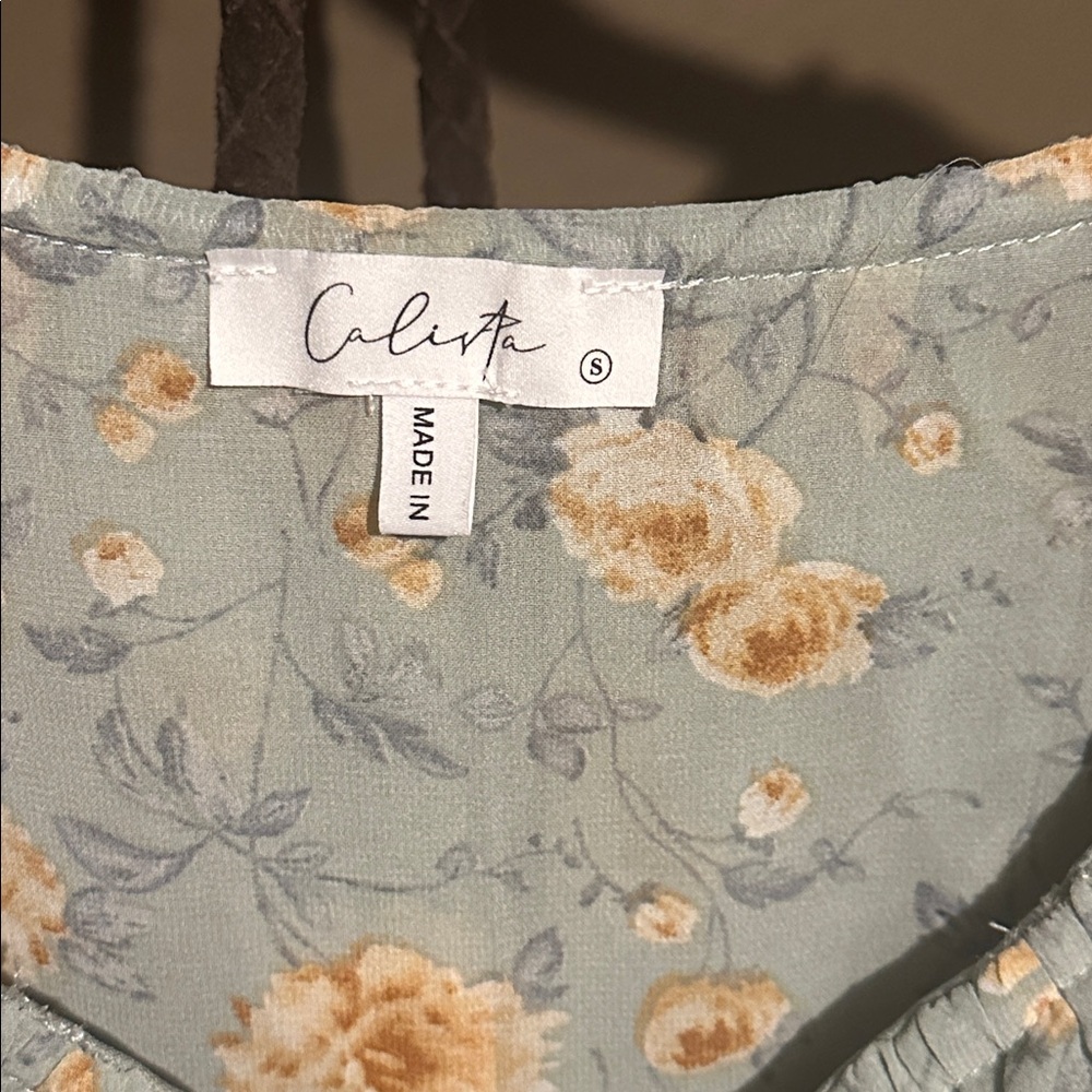 Floral Ruffle Dress Small - Picture 2 of 4